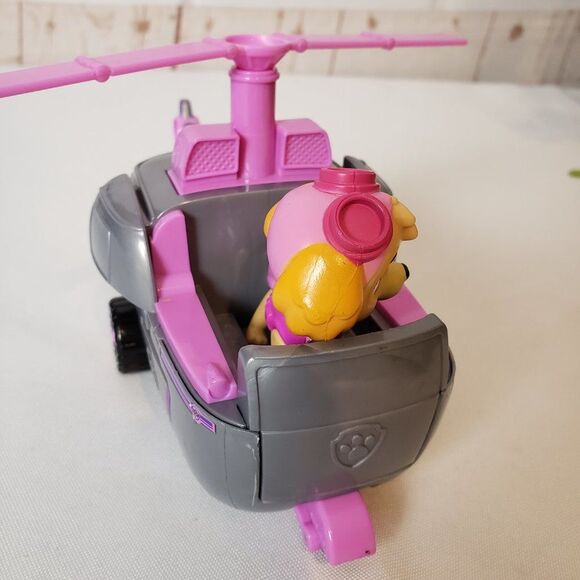 Nickelodeon Paw Patrol Skye Pup with Helicopter Pink Dog Toy Little Hands - Picture 3 of 12